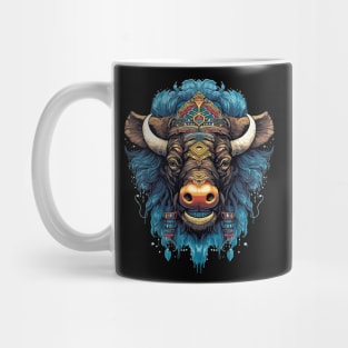 DMT Art Psychedelic Buffalo Mug